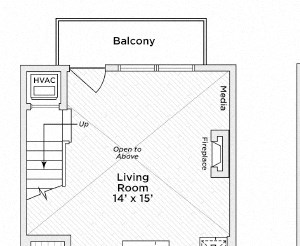 The Annex A1 Penthouse Loft One Bedroom